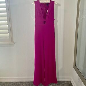 New With Tags Fuchsia Jumpsuit